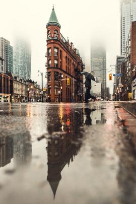 Toronto Flatiron Reflections