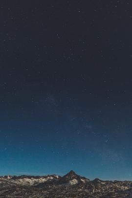 Starlit sky over Steinernes Meer