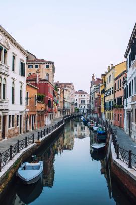Early morning calm on venice