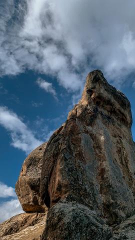 Rock and cloud