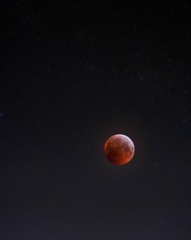 Last lunar eclipse of the decade