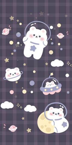 soft bear  Iphone wallpaper kawaii, Cute emoji wallpaper, Wallpaper iphone cute