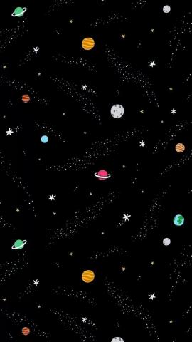 Simple Solar System - Wallpaper