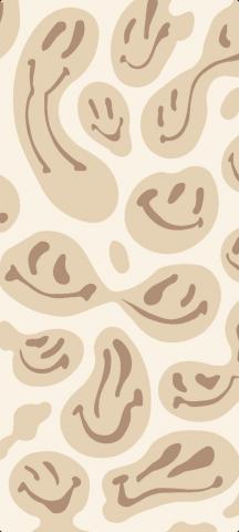 Smiley face background beige   ,  ,   in 2022 Simple iphone wallpaper, Simple phone wallpapers, Wallpaper iphone boho