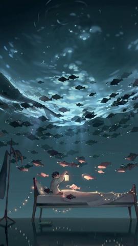Pin by Bombastikgirl on Wallpapers Dreamy art, Fantasy art landscapes, Anime scenery wallpaper