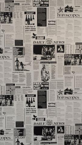 HD wallpaperDaily News newspaper, black and white, recording, wallpapper