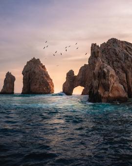 Picture taken from the deck of a sketchy booze-cruise in Cabo San Lucas, Mexico...while I was a bit drunk.
