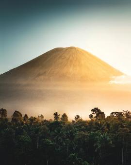 The Colors of Semeru Mountain