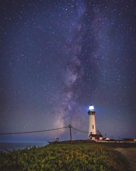 The lighthouse under the stars ✨