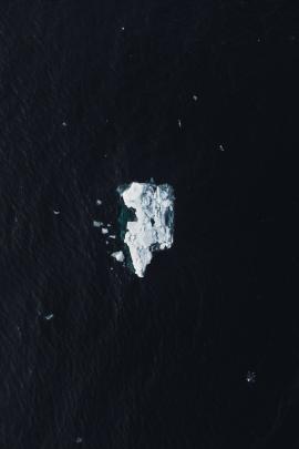 Lonely iceberg