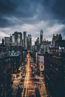 View from the Manhattan Bridge.