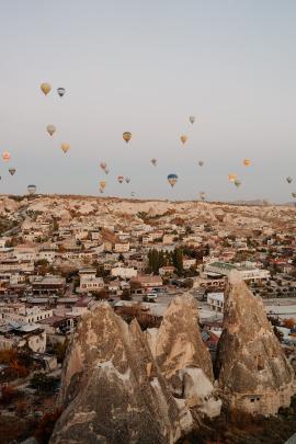 Cappadocia. Goreme, Nevsehir, Turkiye, November 2022.