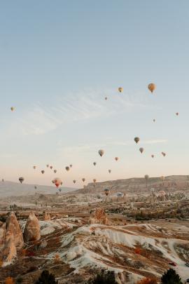 Cappadocia. Goreme, Nevsehir, Turkiye, November 2022.