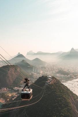 Most amazing view from the beautiful Sugar Mountain in Rio De Janeiro