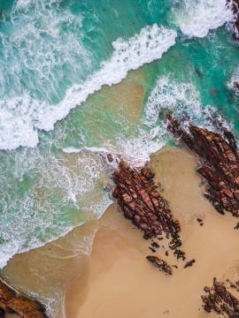 Rocky shores of a segment of WA's beautiful coastline