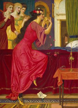 Sigismonda Drinking The Poison. Artist: Joseph Edward Southall
