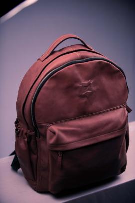 Leather back pack by Wiser by the Mile