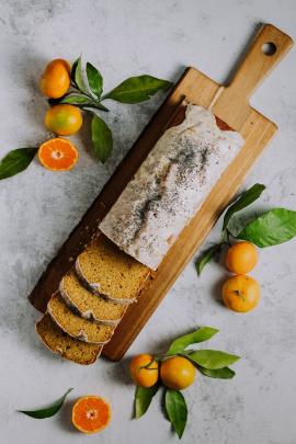 Tangerine bread.