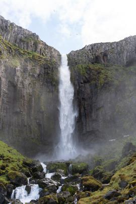 Grundarfoss waterfall in Iceland.