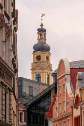 Architectural worlds collide in Riga, Latvia 🇱🇻
