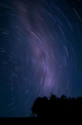 under the Milky Way