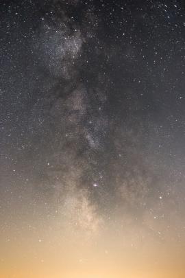 A close-up shot of the Milky Way using a 50mm. Lessons learned: I should have used a shorter exposure with higher ISO to further prevent star trailing.