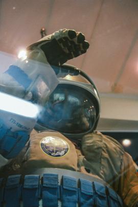 Russian astronaut space suit in museum