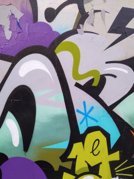 GRAFFITI SERIES 1: Graffiti detail in Barona, Milano.