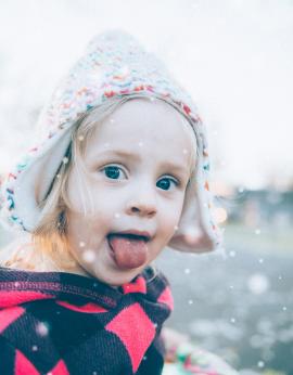 Remember the magic of trying to catch the first snowflake of the season on your tongue?  Some things never fade with time.
