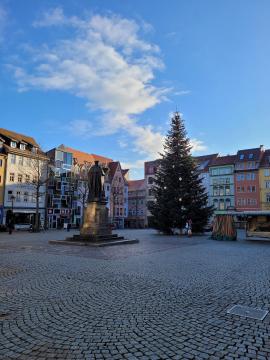 Marktplatz in Jena, Germany (January 2022)