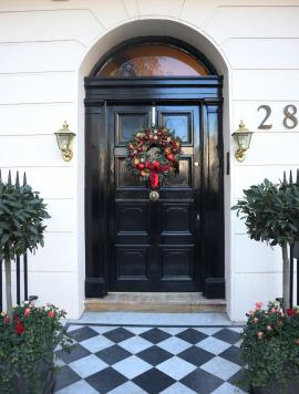 Christmas Door Decoration London