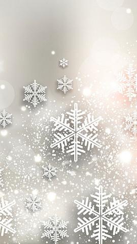 Christmas Snowflakes Winter Wallpaper Background