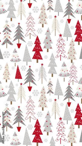 Christmass seamless patternBeautiful christmas doodles seamless pattern  hand drawn and detailed great for christmas textiles banners wrappers wallpapers  vector surface design   Stock