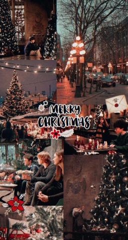 Harry Potter Christmas aesthetic