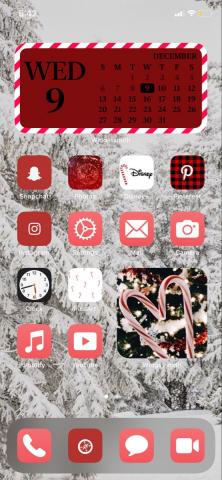 Christmas theme iOS 14