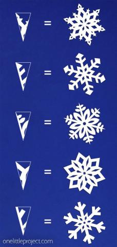 Fun Kids Craft How To Make Snowflake Cutouts 5 Steps  Sittercity