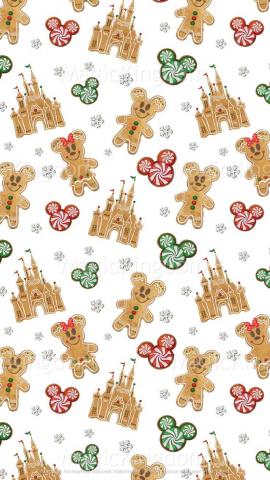 Disney Christmas digital paper Disney paper Christmas tree  Christmas Gingerbread Magic Kingdom