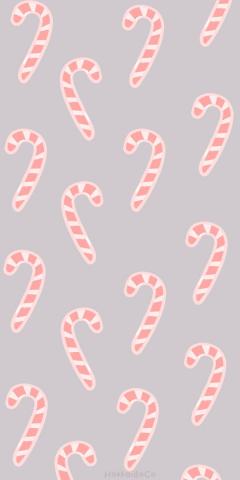 Christmas Aesthetic Wallpaper Candy Canes
