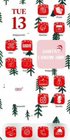 Icone iOS 14 invernali estetiche pacchetto icona app per  Etsy Italia