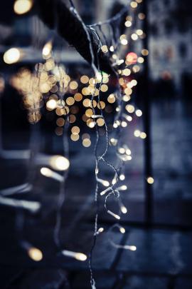 Christmas Bokeh Lights Decoration