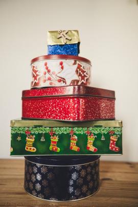 Christmas holiday gift box … christmassy