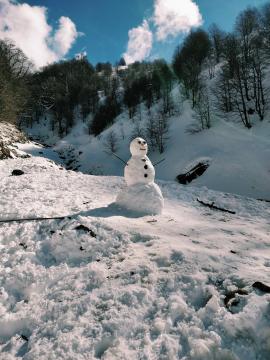 Snowman in Bariloche