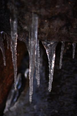 Small icicles. 