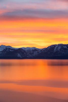 My last night visiting home in Lake Tahoe, Nv. It was the perfect sunset to end my trip. Reflections