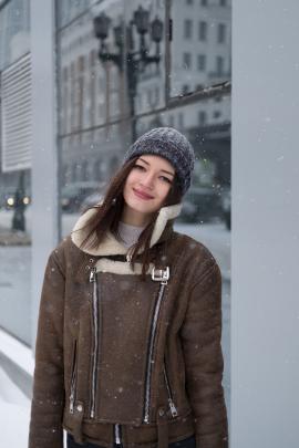 Snow in Ufa