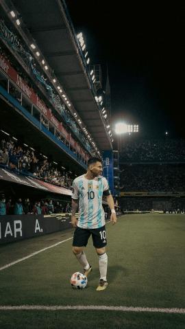 Leo Messi  Argentina Wallpaper in 2022  Messi argentina Lionel messi Messi and ronaldo