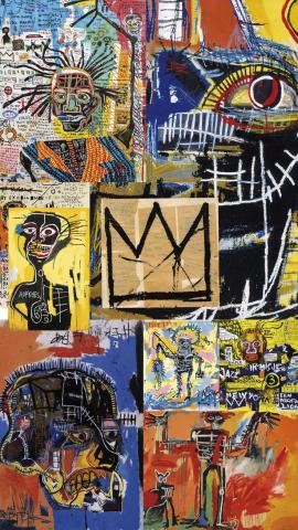 Fondo Basquiat  Background Wallpaper Art Paintings Collage  Abstract expressionist art Basquiat art Funky art