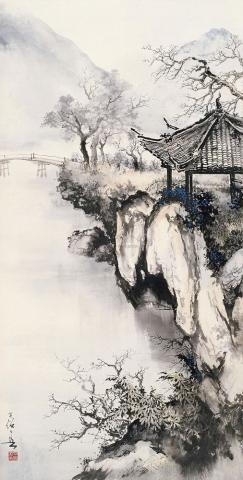 Pin by Victor Santos on samurai  Chinese landscape painting Japanese ink painting Landscape paintings