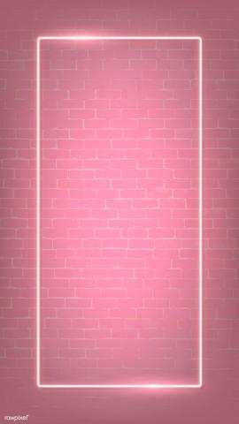 Download premium vector of Rectangle pink neon frame on a pink brick wall vector by Tang about neon neon frame rectangle pink neon  brick brick wall neon and background 931965