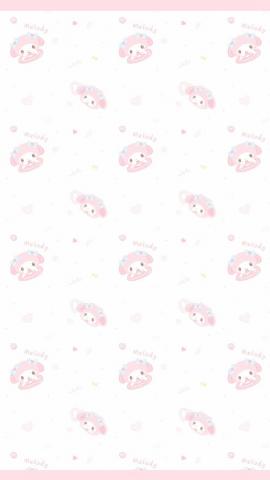 D e s p a i r   My melody wallpaper Sanrio wallpaper Pink wallpaper anime